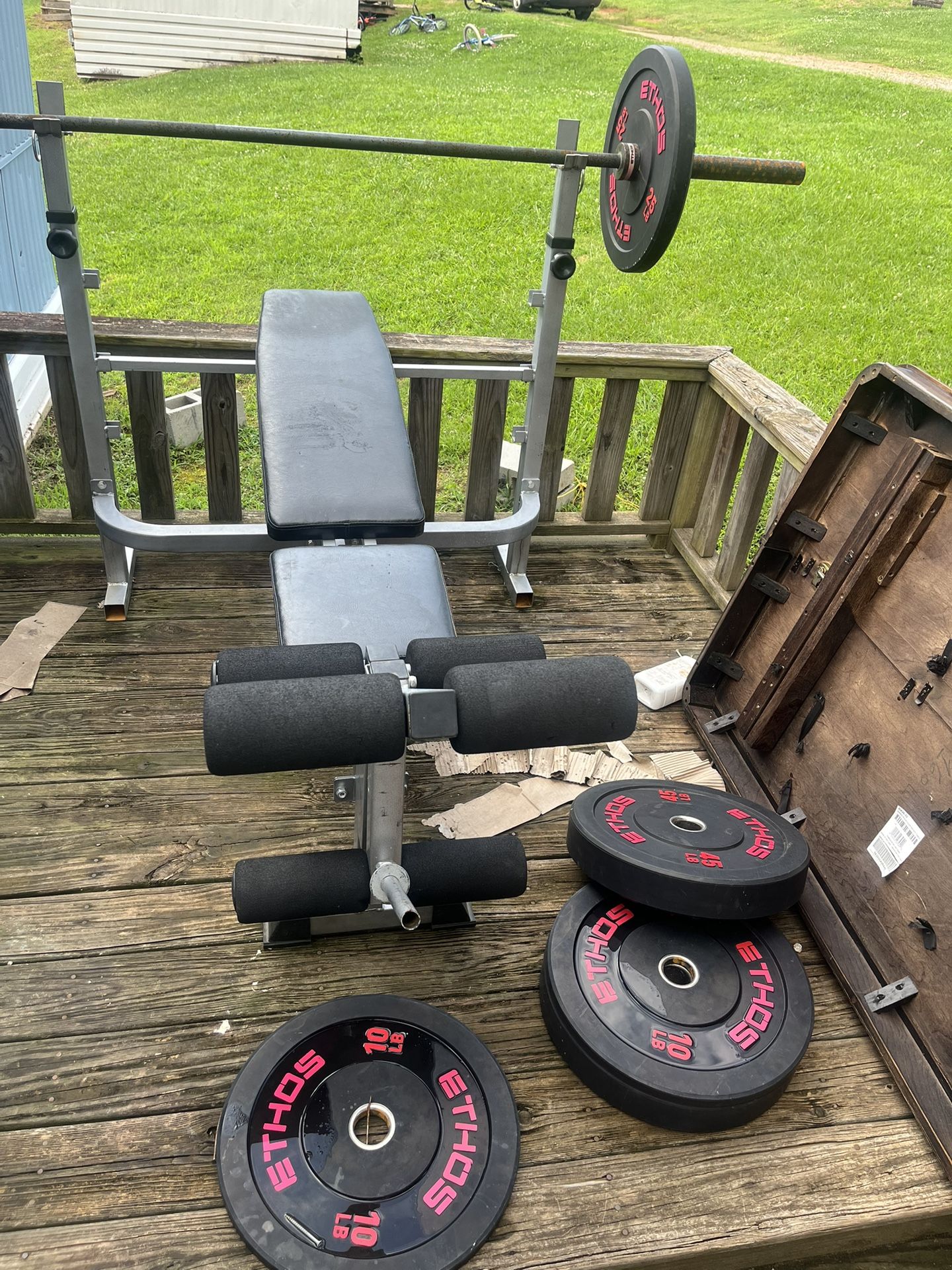 Weight Bench+ Weights & Treadmill Bundle!!!!
