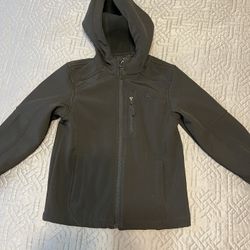 Kids Snozu Performance Black Jacket With Hood Size 5-6