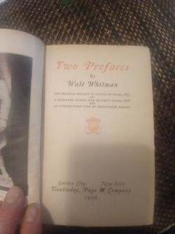Walt Whitman.