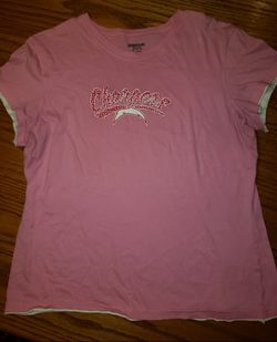 L.A. Chargers Pink REEBOK SHIRT