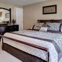 King Bed Set And Dresser 