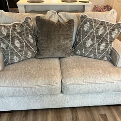 2 Piece Living Room Set - Ashley Furniture beige sofa — like new, barely used, pick up only in Norwalk!