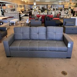 Grey Fabric Pullout Sofa Bed 📣📣📣Everything is 50% OFF for this week only available 💥 💥 💥