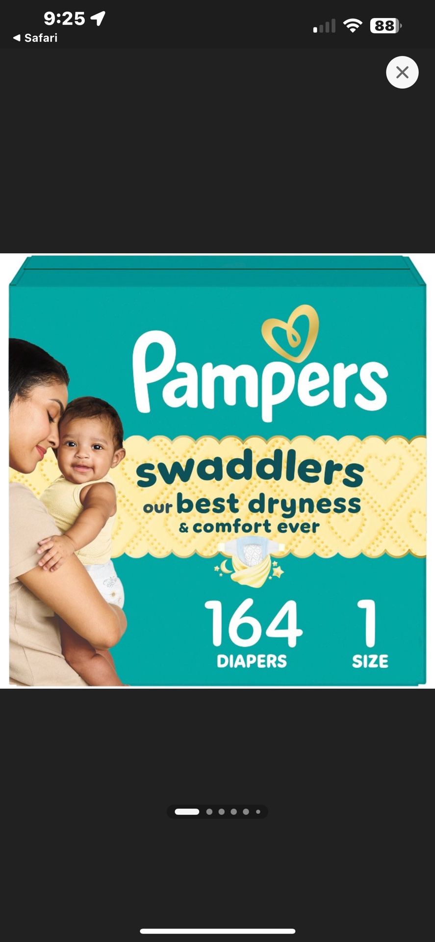 Pampers Size 1 