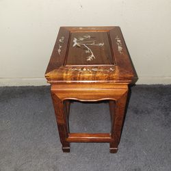 Vintage Japanese Mother of Pearl Inlaid Table