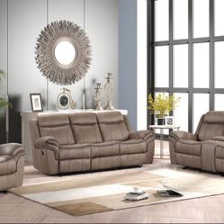 Andrés Brown 3pc Reclining Set 😍🔥🔥🤗