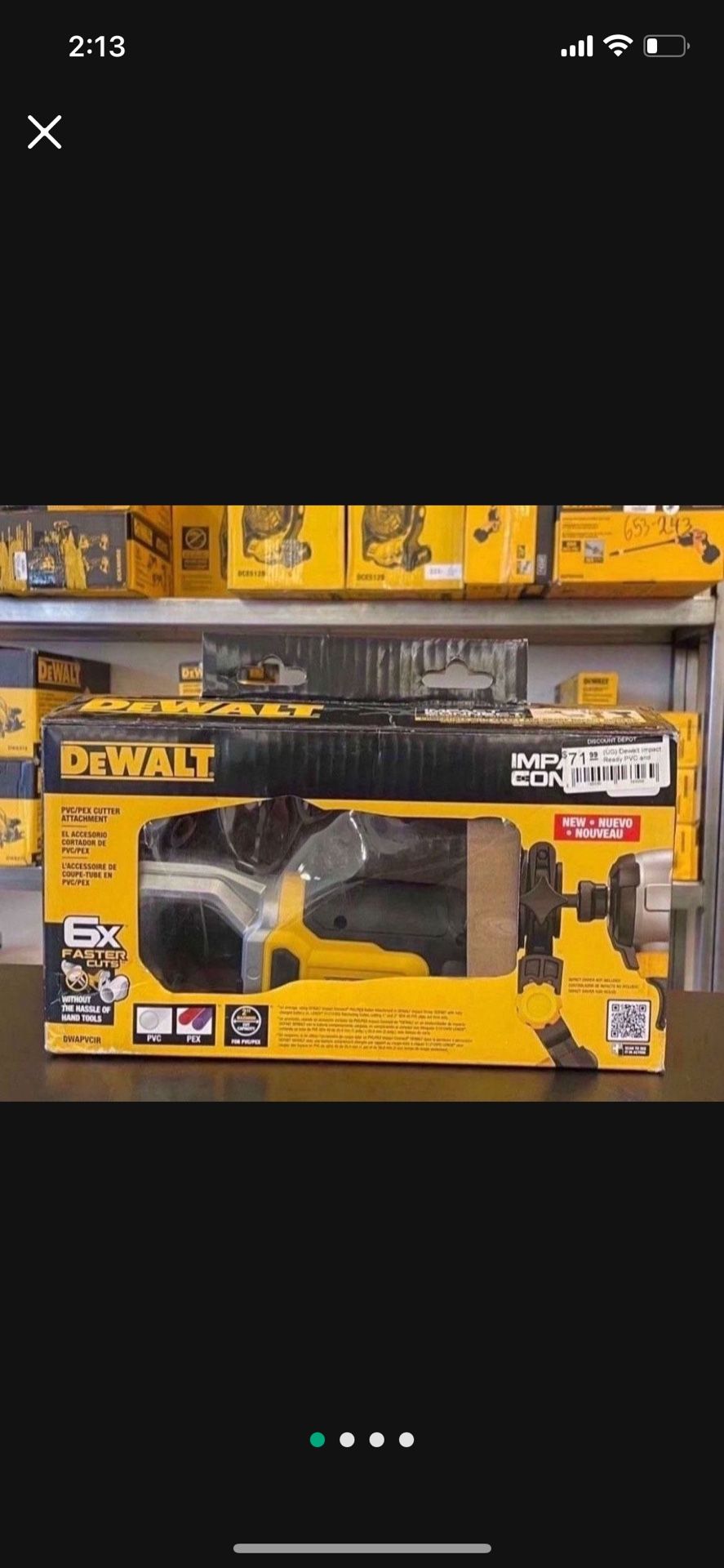 DEWALT PVC/PEX Cutter Attachment…DWAPVCIR