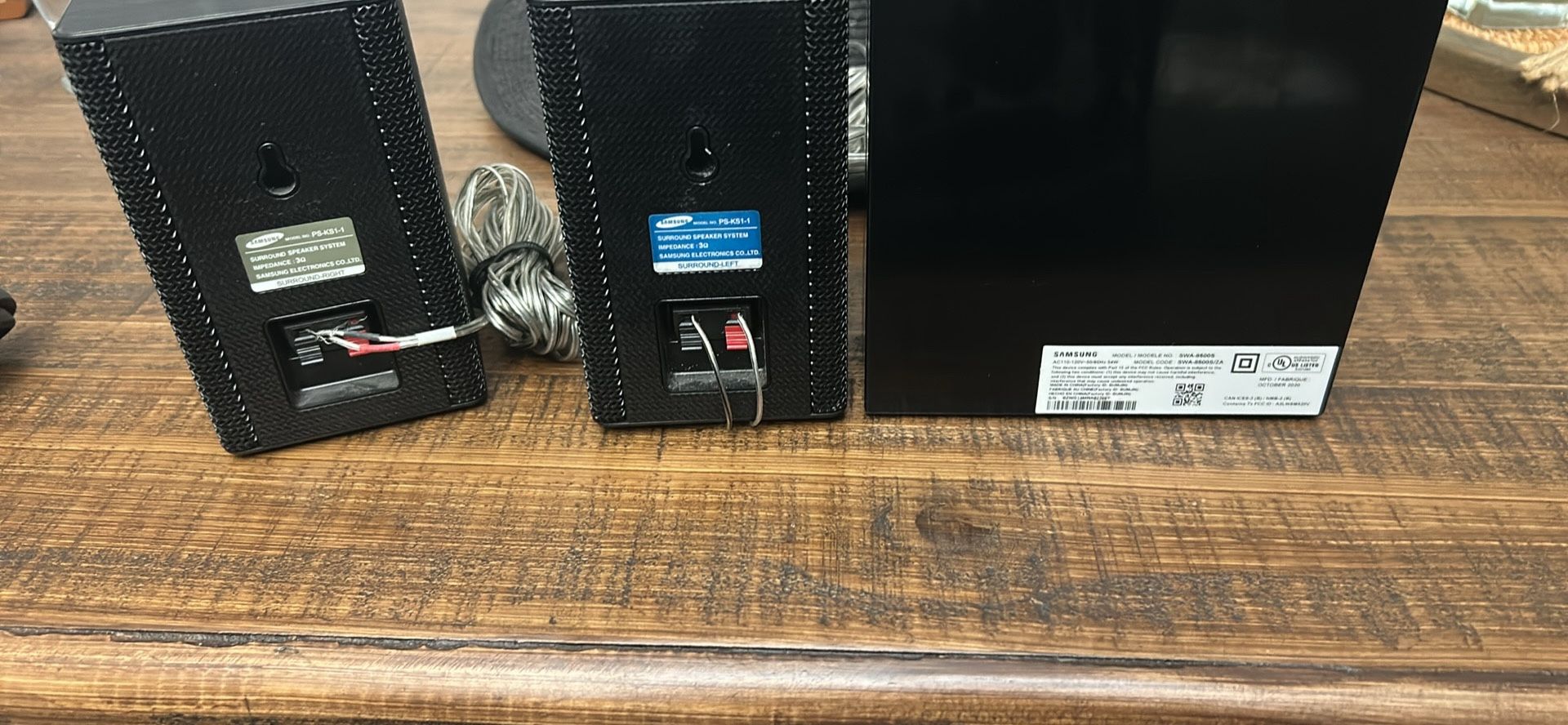 Rear Surround Sound Speaker Kit For Samsung Sound Bars