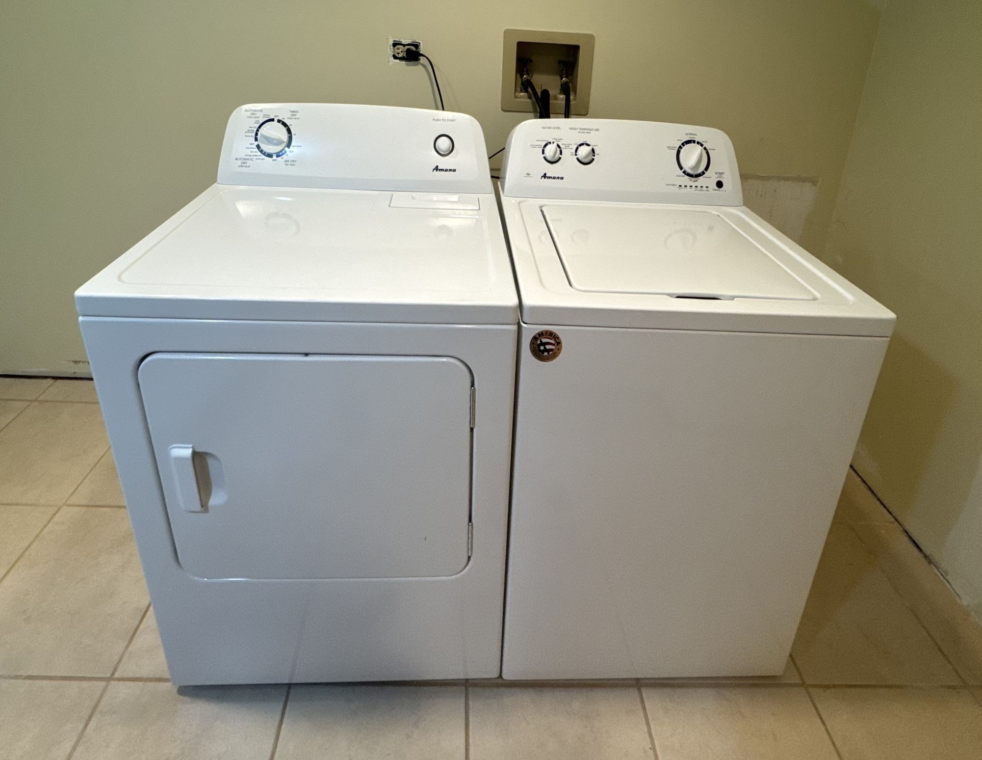 Amana Washer & Dryer