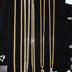 14k Gold Over Sterling Silver 