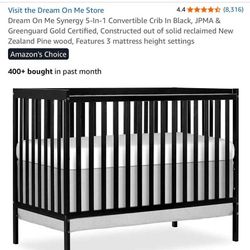 Convertible Crib & Mattress Set - Like New, 4 Months Old