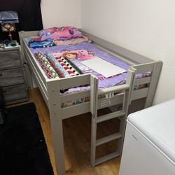 Twin Loft Bed With Mattress