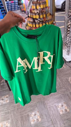 Amiri Logo Graphic T-Shirt Green