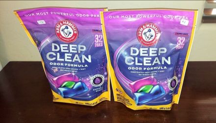 (2) Arm and Hammer laundry Detergent