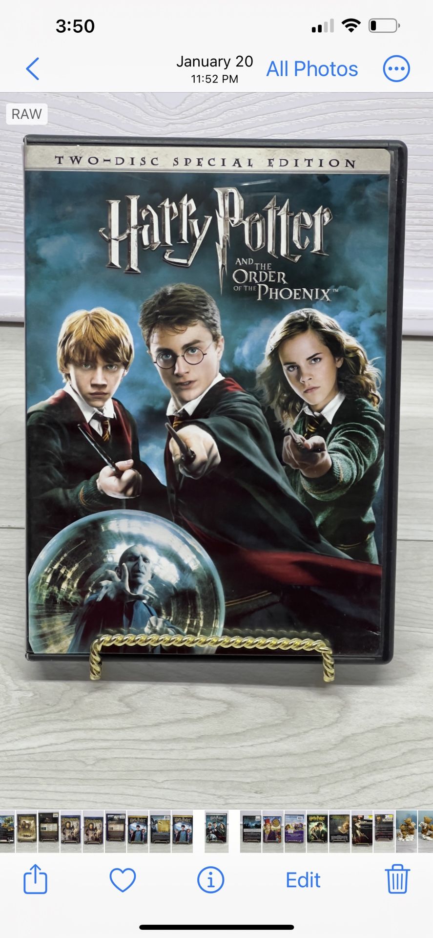 Harry Potter & The Order of the Phoenix DVD Full-Screen Edition