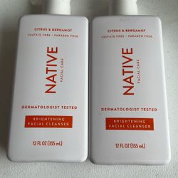Native Citrus & Bergamot Brightening Facial Cleanser 