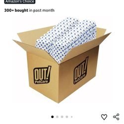 Out! PetCare Male Dog Diapers – Disposable Belly Bands with Wetness Indicator for Incontinence and Pee Protection – Leak-Proof Wraps for Puppies and S