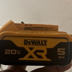 5ah DeWalt Battery ONLY