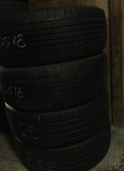 18" 4 used 255/65R18