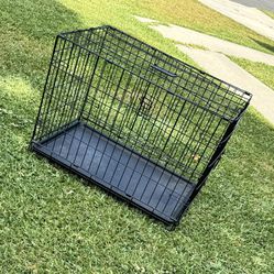 Dog Crate Kennel Medium/Large Black