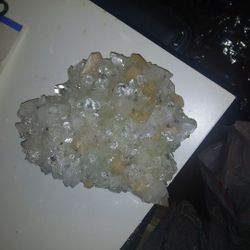 Clear Quarts Clusster Stone Rock