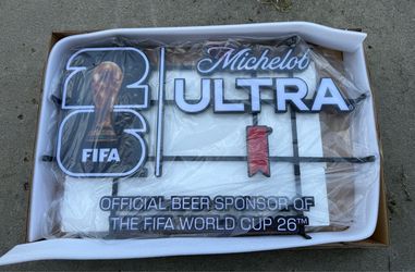 FIFA 2026 neon Michelob Ultra sign NIB