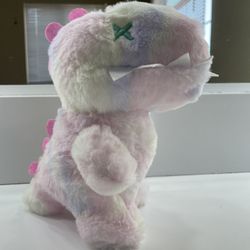 Cute Tie Dye Dinosaur Plushie