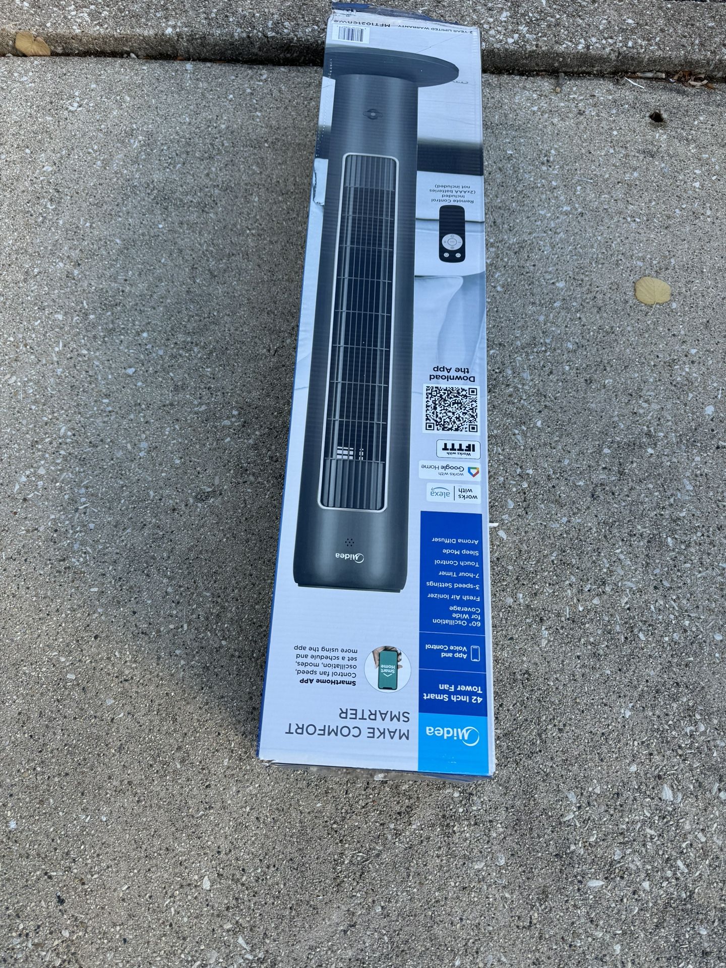 Midea 42 inch Smart Tower Fan MFT1021CRW