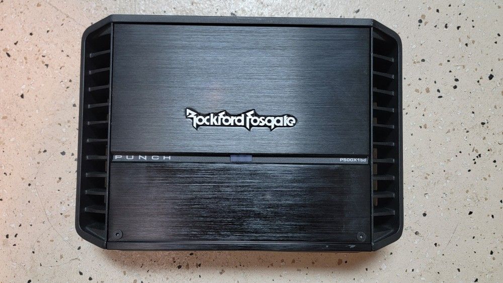 Rockford Fosgate Punch 500 watt Mono Amp - P500X1BD