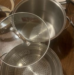 Princess house Stainless Steel Chafing Dish with Glass Lid