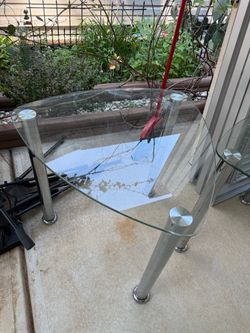 Glass tables