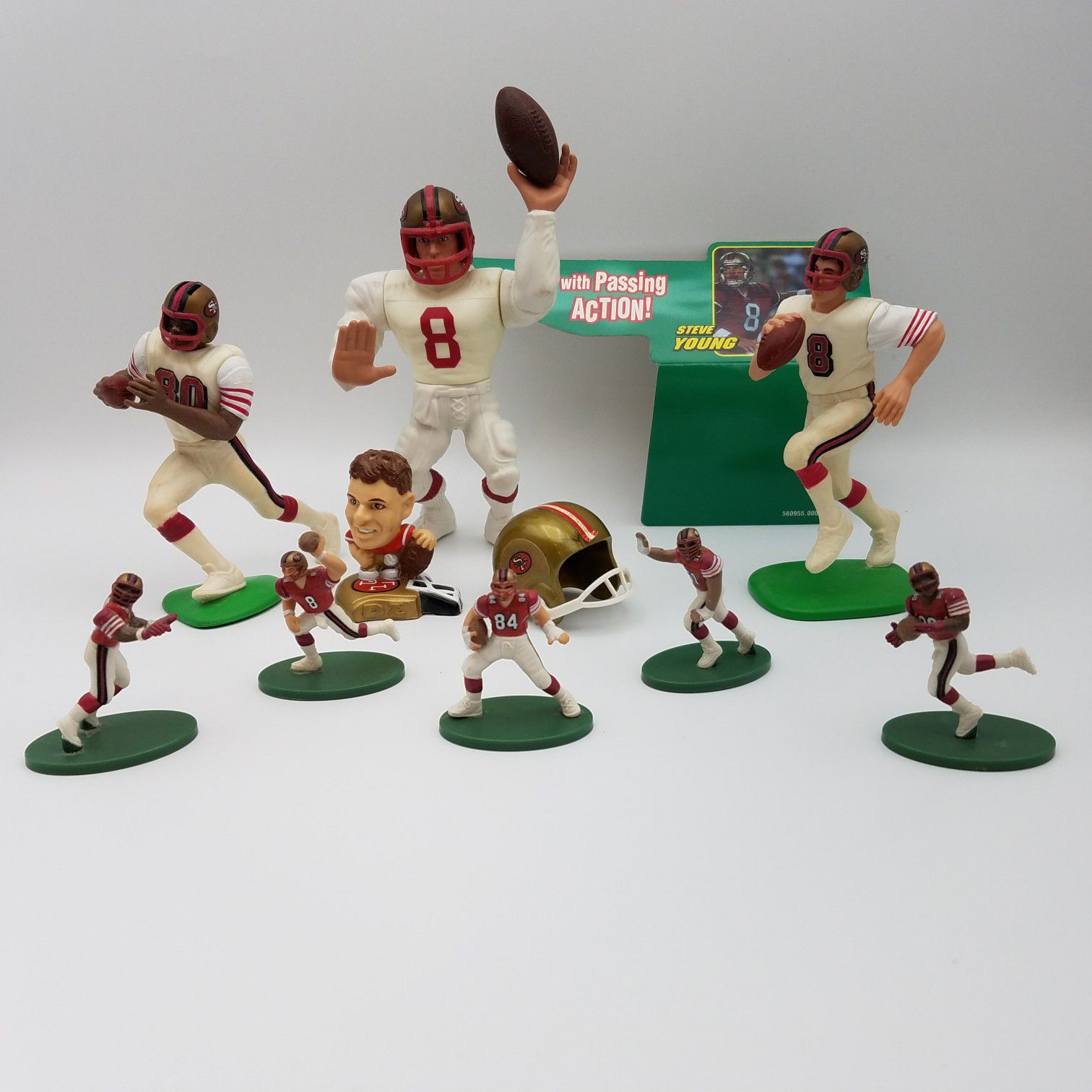 49ers Football Toy Lot 1990s Starting Lineup Steve Young Jerry Rice