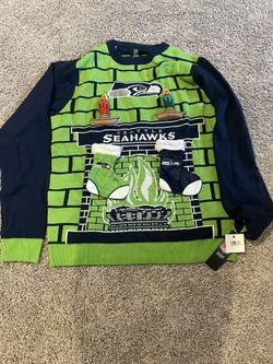 New With Tags Seahawks Christmas Sweater Ugly Sweater Large