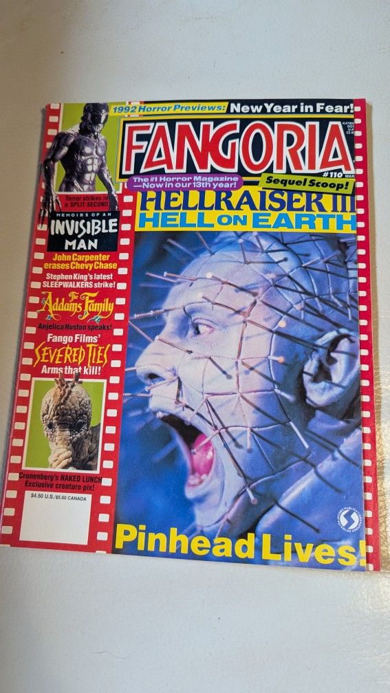 Fangoria #110 March 1992