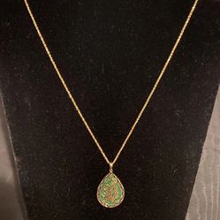 Beautiful 14k Chain And Pendant 