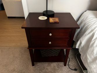 2-Drawer Nightstand in Cherry