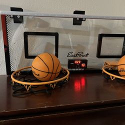 Indoor Double Basketball Hoop Toy