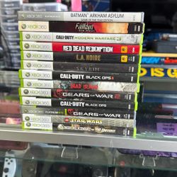 XBOX360 Games - Starting at $5