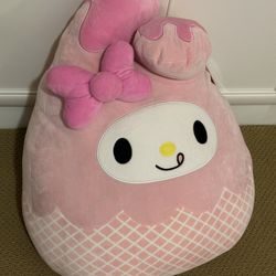 Exclusive 2021 Squishmallow My Melody Ice Cream Sanrio Hello Kitty 20 Inch