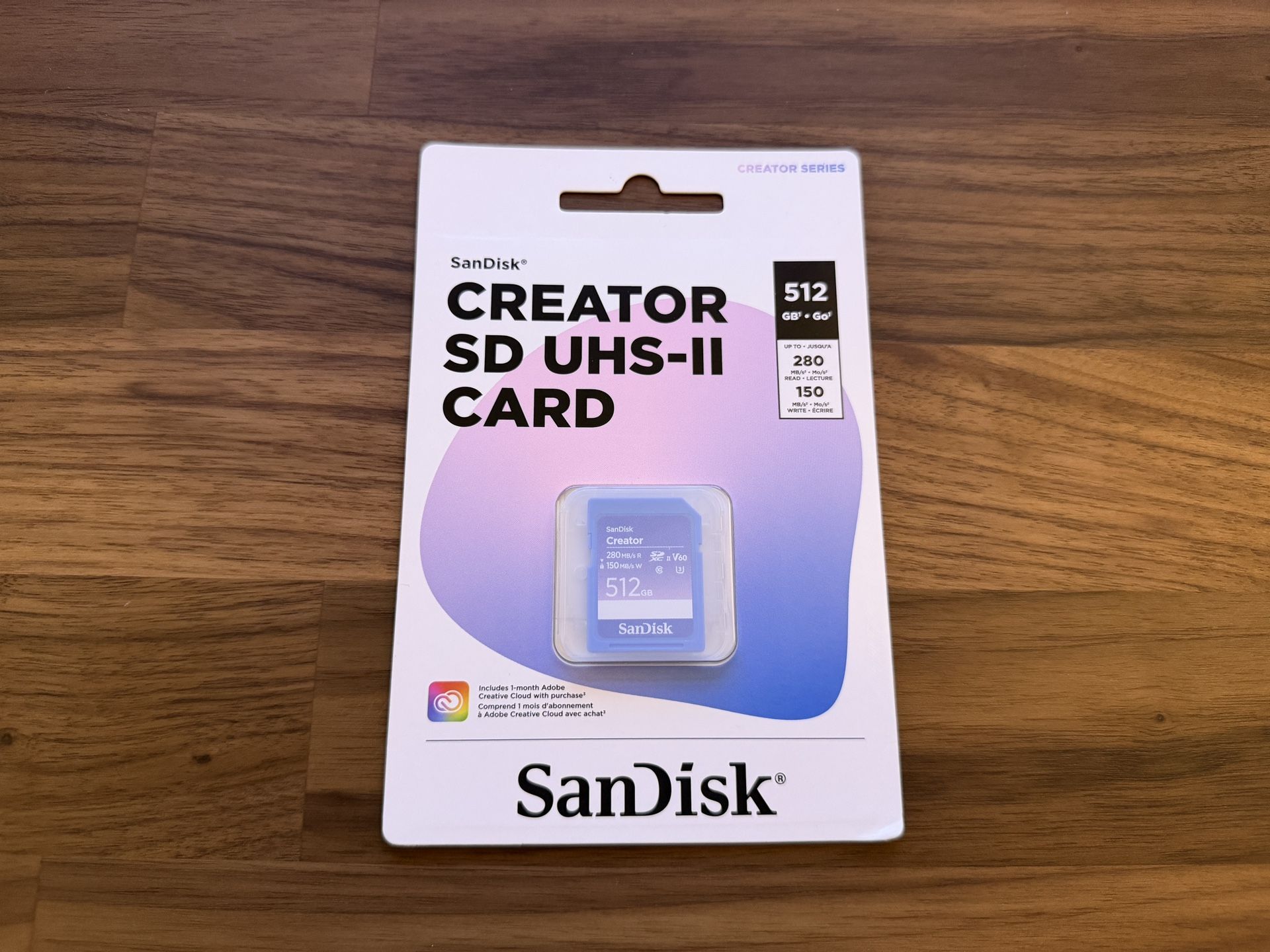 SanDisk Creator SD UHS-II SD Card 512gb