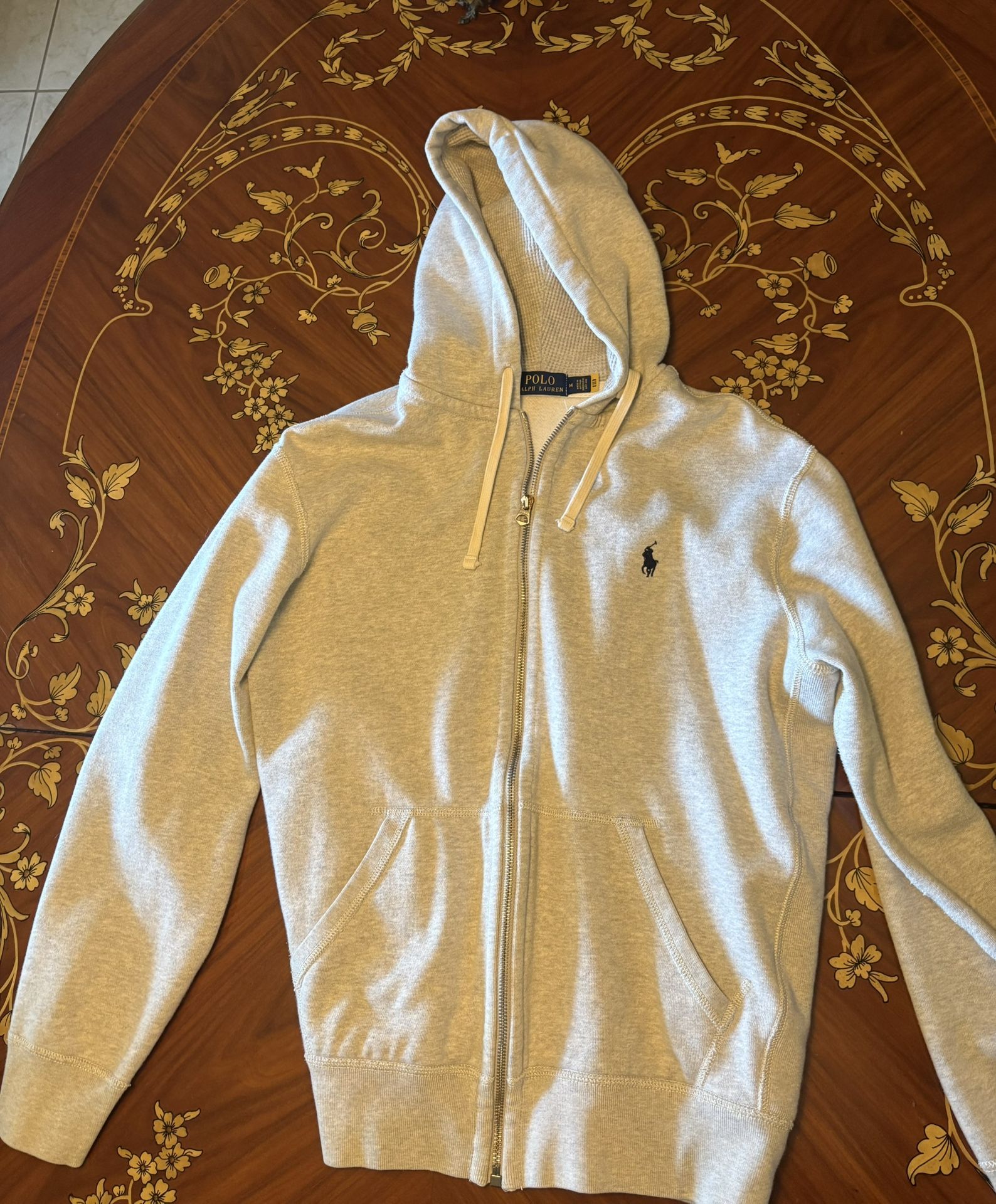 Polo Ralph Lauren Grey Zip Up Hoodie