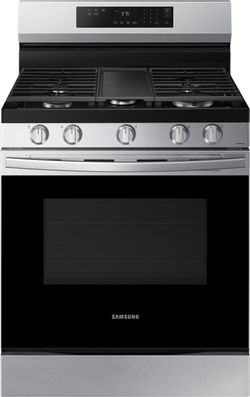 Samsung 30" Stainless Steel Gas Freestanding Range New