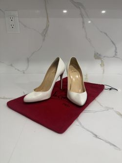 Miss Z Leather Red Sole Pumps $650