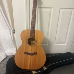 Hagstrom Acoustic guitar (lefty Strung) With Case