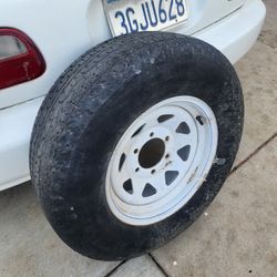Trailer Rim/tire 