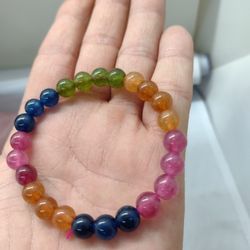 Colorful Agate Bracelet