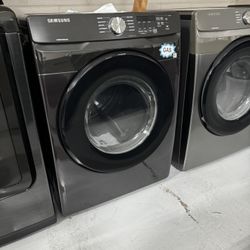 New Dryer Black Smart Stackable With Warranty