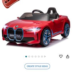 Toddler Licensed Red BMW I4