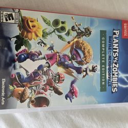 Nintendo Switch Plants Vs. Zombies 