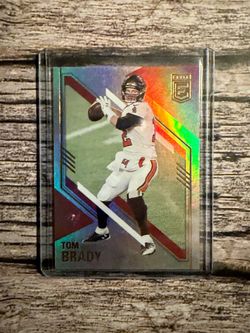 Tom Brady Panini Elite Holo Football Card